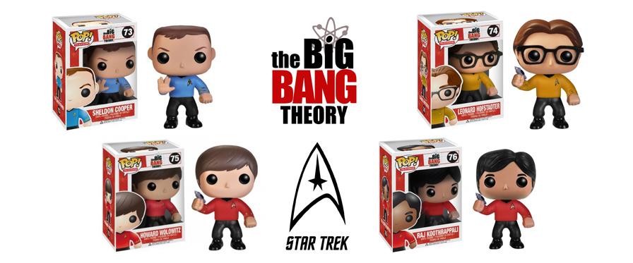 Les garçons de The Big Bang Theory fusionnent avec Star Trek pour Funko Pop